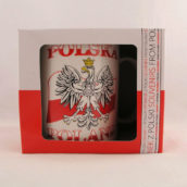 Kubek biały flaga-0