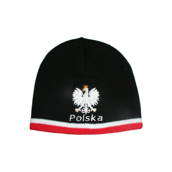 Czapka dziana czarna-0