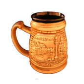 Kufel gliniany 0,5 Warszawa-2344