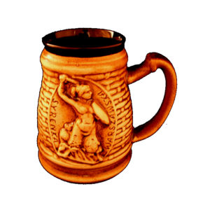 Kufel gliniany 0,5 Warszawa-0