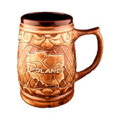 Kufel gliniany 0,8 Polska-2347