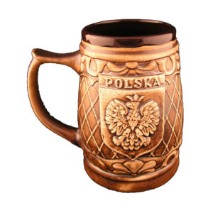 Kufel gliniany 0,8 Polska-0