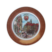 Talerz ceramiczny średni Starówka warszawska-4145
