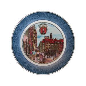 Talerz ceramiczny średni Starówka warszawska-0