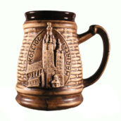 Kufel gliniany 0,5 Kraków Mariacki-576