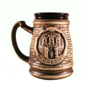 Kufel gliniany 0,5 Kraków Mariacki-0