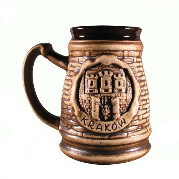 Kufel gliniany 0,5 Kraków Mariacki-0