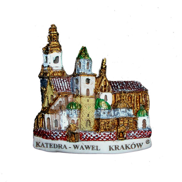 Magnes z żywicy Katedra Wawelska kolor-0