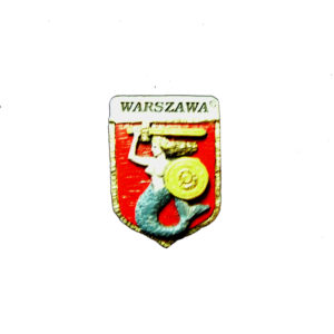 Magnes z żywicy herb Warszawy kolor-0