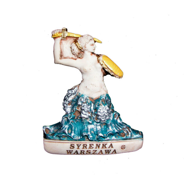 Magnes z żywicy Syrenka kolor-0