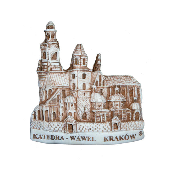 Magnes z żywicy Katedra Wawelska sepia-0
