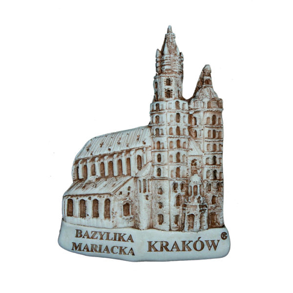 Magnes z żywicy kościół Mariacki sepia-0