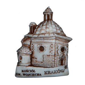 Magnes z żywicy kościół św. Wojciecha sepia-0