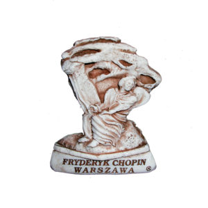 Magnes z żywicy Chopin sepia-0