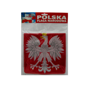 Flaga w opakowaniu godło -0