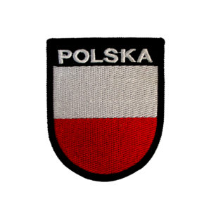 Naszywka haftowana flaga Polski-0