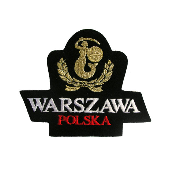 Naszywka haftowana herb Warszawy-0
