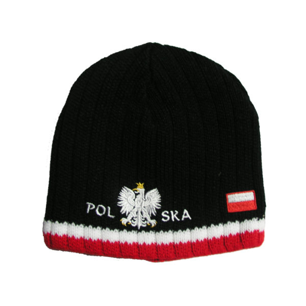 Czapka gruba czarna 2-0