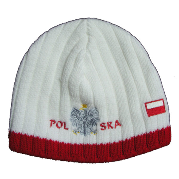 Czapka gruba biała 2-0