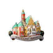 Magnes z żywicy Wrocław ratusz kolor-0