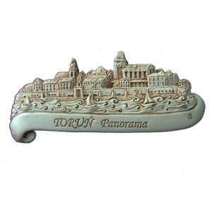 Magnes z żywicy Toruń sepia-0