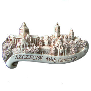 Magnes z żywicy Szczecin sepia-0