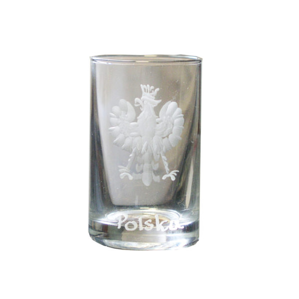 Kieliszek grawerowany orzeł-0