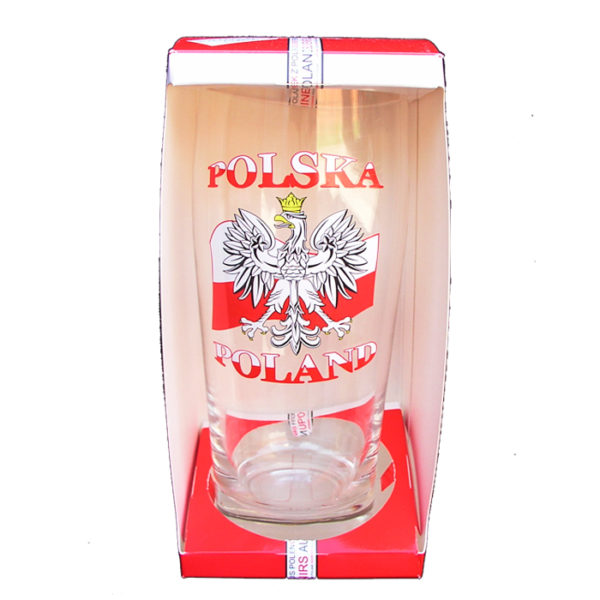 Szklanka do piwa orzeł na fladze-0