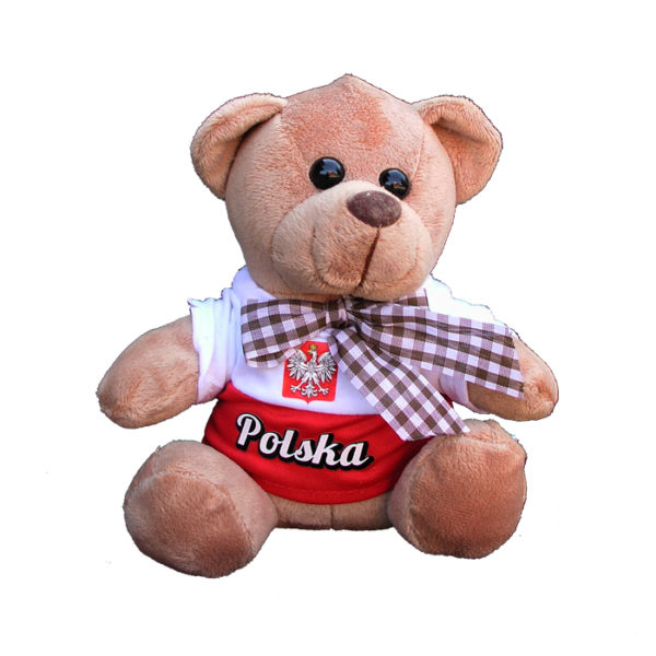 Miś w biało-czerwonej koszulce-0