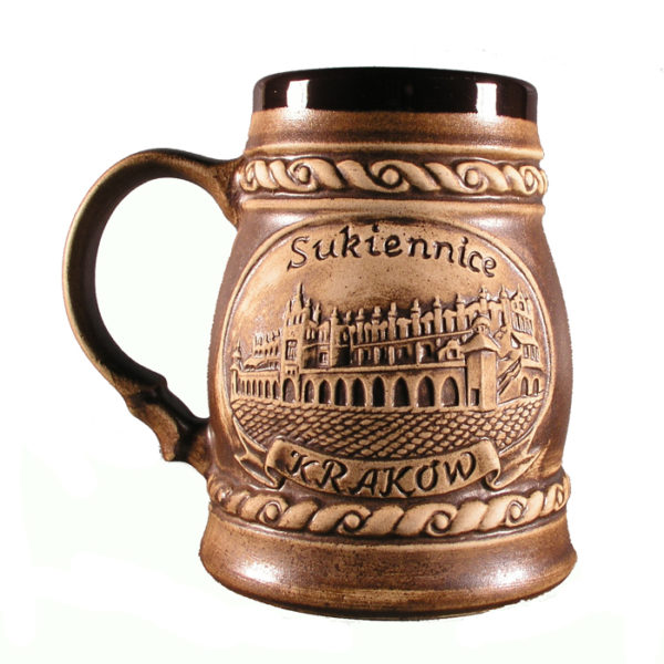 Kufel gliniany 0,8 Kraków Sukiennice-0