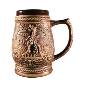 Kufel gliniany 0,8 Kraków Smok Wawelski-0