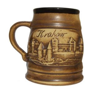 Kufel gliniany 0,8 Kraków Wawel-0