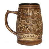 Kufel gliniany 0,8 Kraków Wawel 2-4240