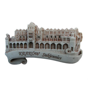 Magnes z żywicy Sukiennice 2 sepia-0