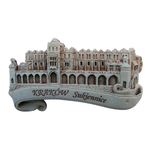 Magnes z żywicy Sukiennice 2 sepia-0