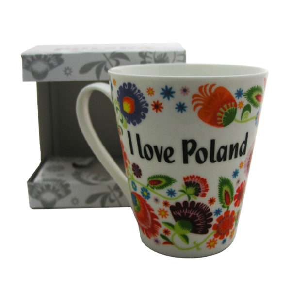 Kubek skośny I love Poland-0