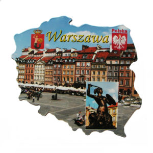 Fotomagnes kontur warszawska Starówka-0