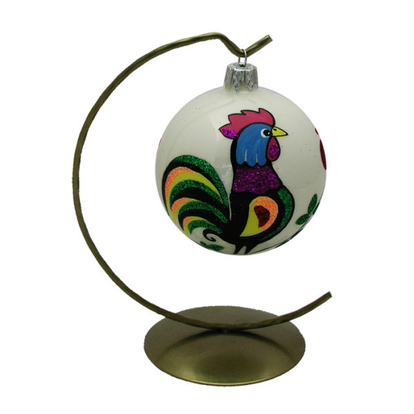 Ozdoba choinkowa folk kogut-0