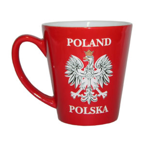 Kubek skośny z orłem-0