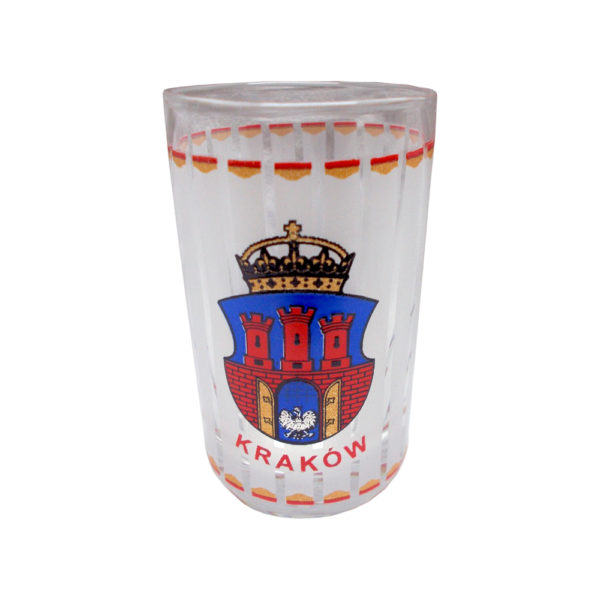 Kieliszek paski Kraków Herb-0