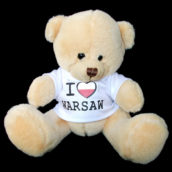 Pluszowy miś Warsaw duży-0