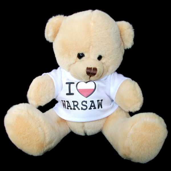 Pluszowy miś Warsaw duży-0