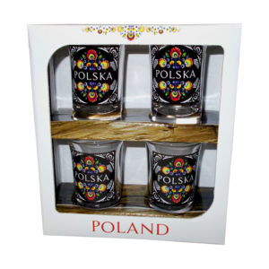 Komplet kieliszków folk czarny-0