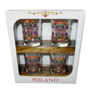 Komplet kieliszków folk biały-0