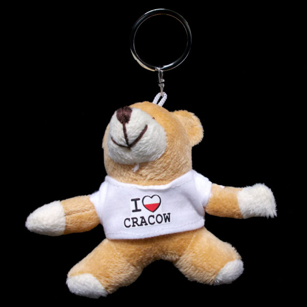 Brelok pluszowy miś Cracow -0