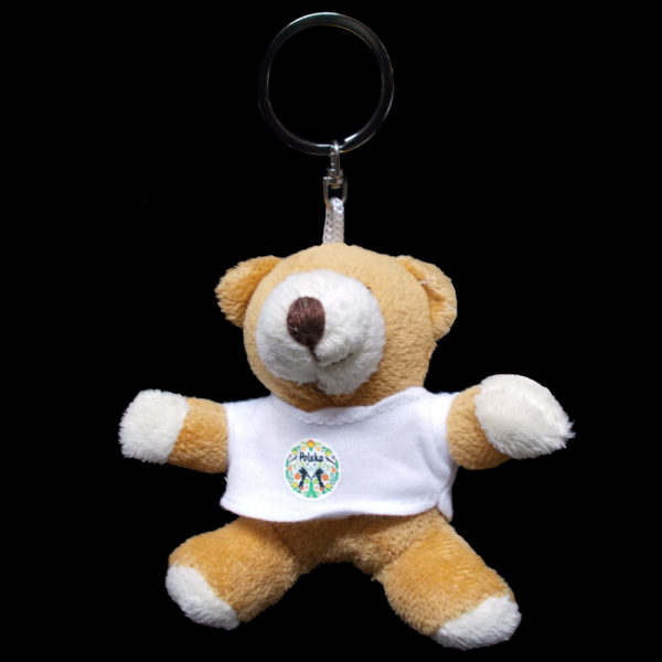 Brelok pluszowy miś Folk bociany -0