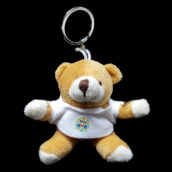 Brelok pluszowy miś Folk koguty-0