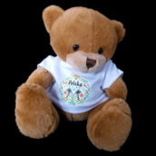 Duży pluszowy miś Folk bociany -0