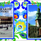 Kubek Kraków wzór 1-5678