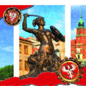 Kubek Warszawa wzór 9-5796